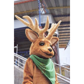 Fantasia de mascote BIGGYMONKEY™ de rena de Natal fofa –