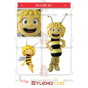 Belle Costume de mascotte BIGGYMONKEY™ de Maya l'abeille -