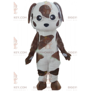 Kostým maskota Hnědobílého strakatého psa BIGGYMONKEY™ –