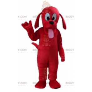 Costume de mascotte BIGGYMONKEY™ de chien rouge de Clifford