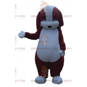 Simpatico costume da mascotte BIGGYMONKEY™ cane grassoccio
