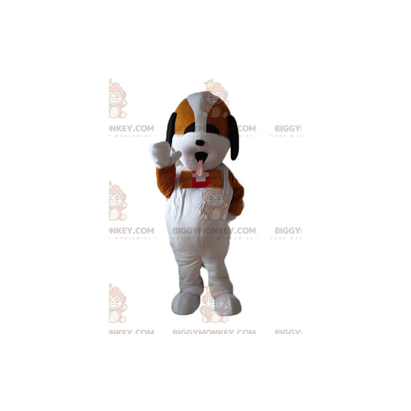 BIGGYMONKEY™ St. Bernard Tricolor livredderhundemaskotkostume -