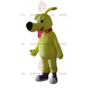 Πολύ χαριτωμένη και ελκυστική στολή μασκότ Big Yellow Dog