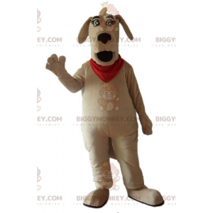 BIGGYMONKEY™ Costume da mascotte per cane marrone grande con