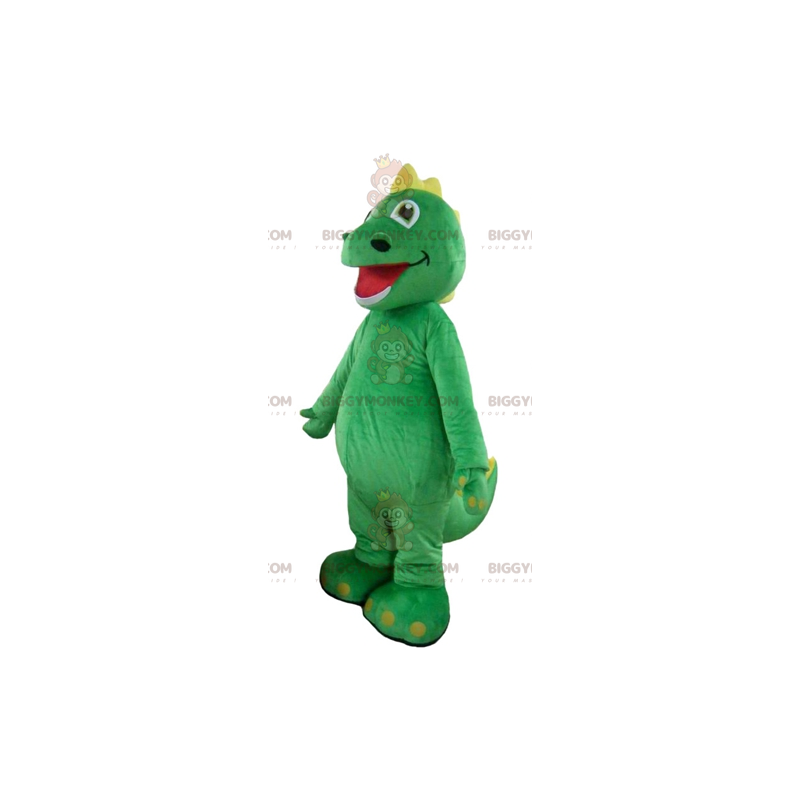 Costume de mascotte BIGGYMONKEY™ de dinosaure vert de dragon