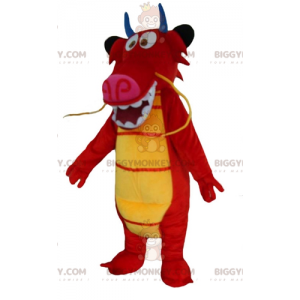 BIGGYMONKEY™ Maskottchenkostüm von Mushu, dem berühmten roten