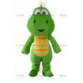 BIGGYMONKEY™ Costume da mascotte di dinosauro drago verde e