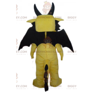 Divertente e fantastico costume della mascotte del drago giallo