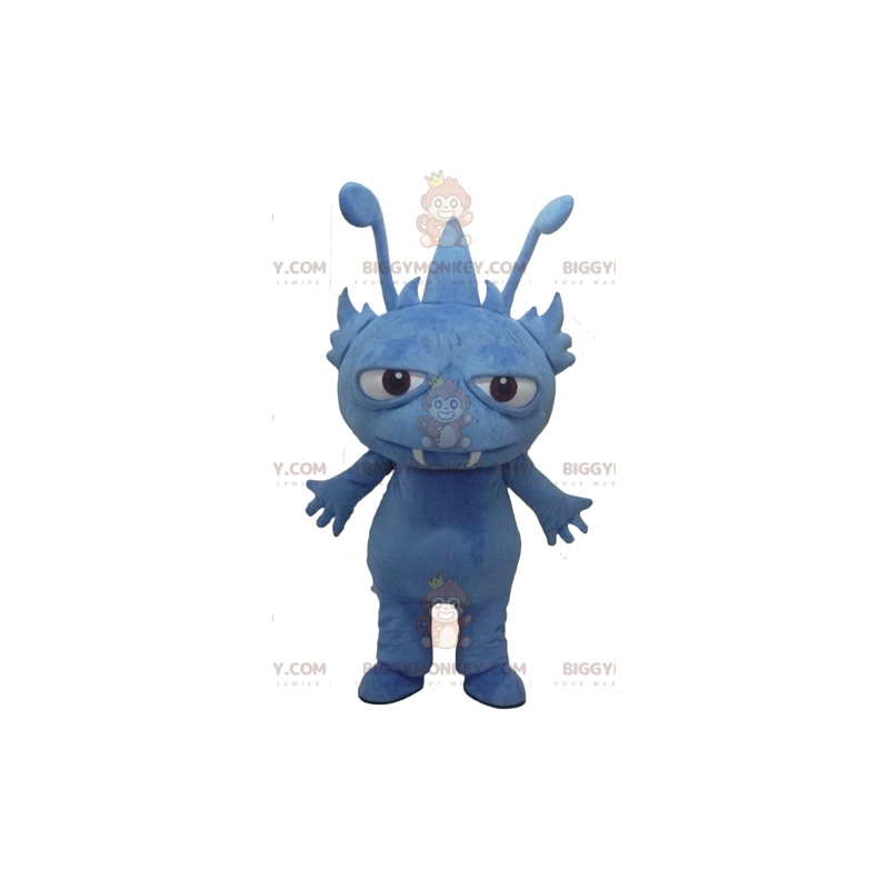 Costume de mascotte BIGGYMONKEY™ de monstre bleu de créature