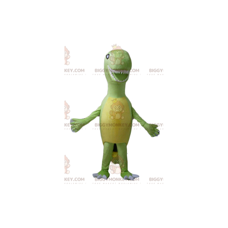 Jättiläinen vihreä ja keltainen dinosaurus Tyrex BIGGYMONKEY™