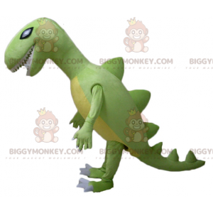 Costume de mascotte BIGGYMONKEY™ de Tyrex de dinosaure vert et