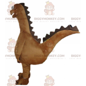Big Giant Brown and White Dinosaur BIGGYMONKEY™ Mascot Costume