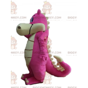 Traje de mascote BIGGYMONKEY™ Gigante e Sedutor Rosa e Dragão