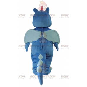 Χαριτωμένη και πολύχρωμη στολή μασκότ BIGGYMONKEY™ Dragon Blue