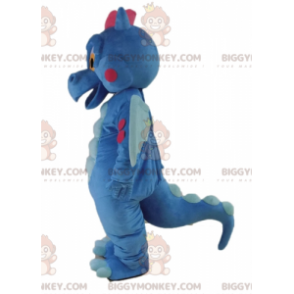 Süßes und farbenfrohes BIGGYMONKEY™-Maskottchen-Kostüm in Blau