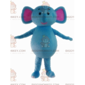 Söpö ja värikäs sininen ja vaaleanpunainen norsu BIGGYMONKEY™