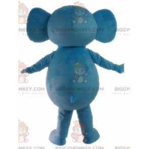 Sød og farverig blå og lyserød elefant BIGGYMONKEY™
