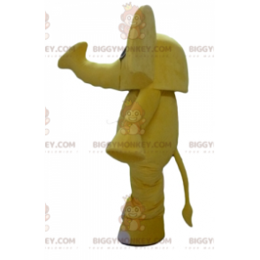 BIGGYMONKEY™ Costume da mascotte Elefante giallo con grandi