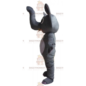 Vtipný a nepředvídatelný kostým maskota BIGGYMONKEY™ s šedým a
