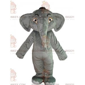 Sweet and Awesome Gray Elephant BIGGYMONKEY™ Mascot Costume -