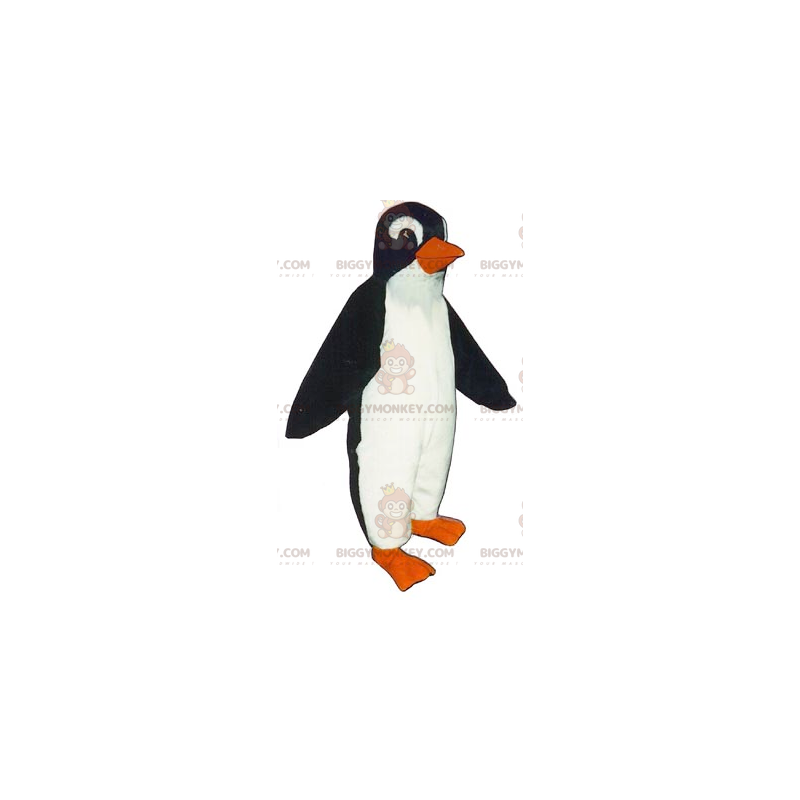Traje de mascote Pinguim Pinguim BIGGYMONKEY™ muito realista –