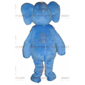 Fully Customizable Giant Blue Elephant BIGGYMONKEY™ Mascot