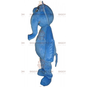 Costume de mascotte BIGGYMONKEY™ d'éléphant bleu géant et