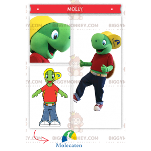 Costume de mascotte BIGGYMONKEY™ de Franklin la tortue de