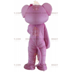 Costume de mascotte BIGGYMONKEY™ d'éléphant rose géant et