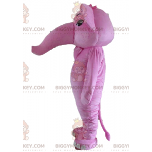 Costume mascotte BIGGYMONKEY™ elefante rosa gigante