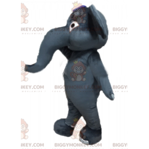 Costume de mascotte BIGGYMONKEY™ d'éléphant gris géant et