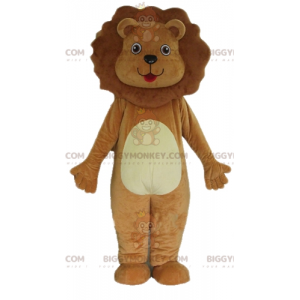 Bonito y entrañable disfraz de mascota BIGGYMONKEY™ de león