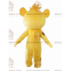 Affectionate Yellow White Brown Tiger Cub BIGGYMONKEY™ Mascot