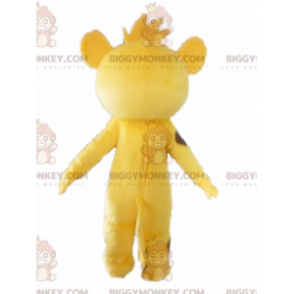 Costume de mascotte BIGGYMONKEY™ de petit tigre jaune blanc et