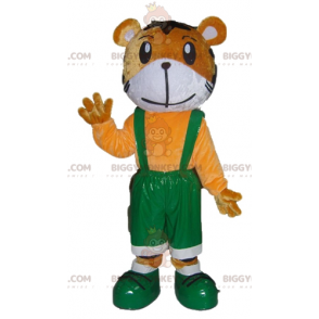 Disfraz de mascota BIGGYMONKEY™ Tigre naranja y blanco con