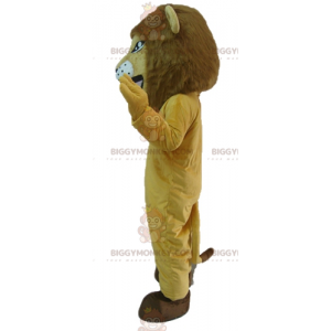 Hårdt udseende Tiger Beige Løvemaskotkostume BIGGYMONKEY™ -