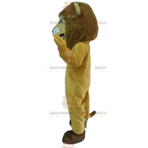 Fierce Looking Tiger Beige Lion Mascot Costume BIGGYMONKEY™ -