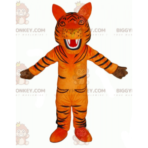 Kostium maskotki Ryczącego Pomarańcza i Czarnego Tygrysa