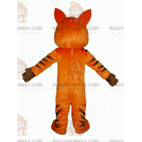 Brølende orange og sort tiger BIGGYMONKEY™ maskotkostume -