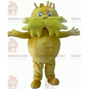 Στολή μασκότ BIGGYMONKEY™ Yellow Man Big Mustached Yellow Man -