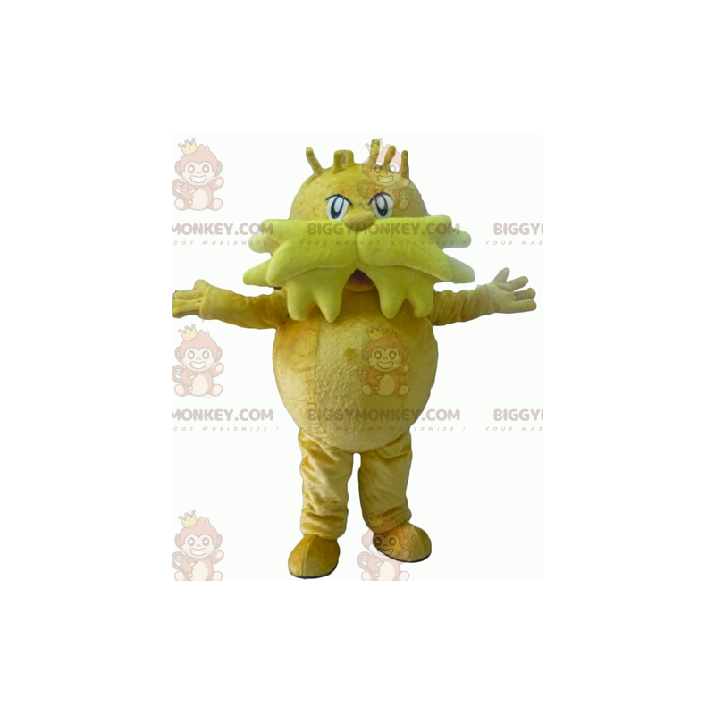 Big Moustached Yellow Man BIGGYMONKEY™ maskotkostume -