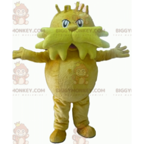 Kostium maskotki z dużym wąsatym żółtym mężczyzną BIGGYMONKEY™