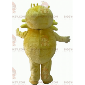 Big Mustached Yellow Man BIGGYMONKEY™ Mascot Costume –