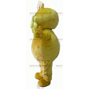 Big Mustached Yellow Man BIGGYMONKEY™ Mascot Costume –