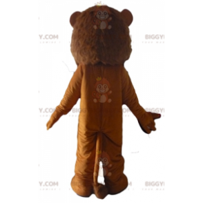 BIGGYMONKEY™ Roaring Feline Brown Lion Mascot Costume -