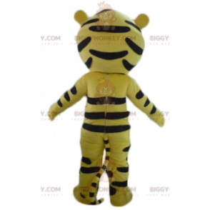 Boy's BIGGYMONKEY™ Mascot Costume Dressed In Yellow Tiger