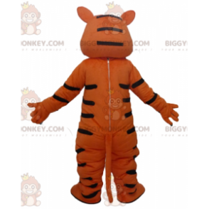 Costume da mascotte BIGGYMONKEY™ tigre gigante bianca e nera