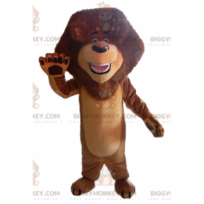 Bruine leeuw BIGGYMONKEY™ mascottekostuum met mooie manen -