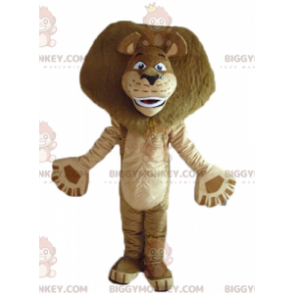 Kostium maskotki BIGGYMONKEY™ słynnego lwa Alex z kreskówki