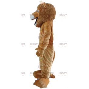 Fully Customizable Brown and White Lion BIGGYMONKEY™ Mascot